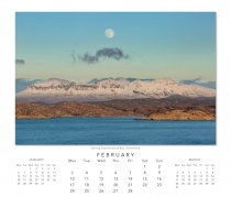 2025 Calendar Scotland Light & Land (Mar)
