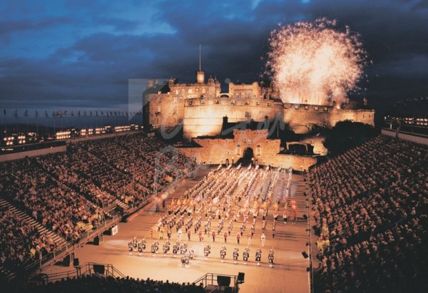 Edinburgh Castle & Military Tattoo, Edinburgh Postcard