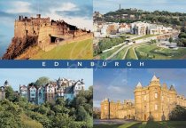 Edinburgh Landmarks Comp, Edinburgh Postcard