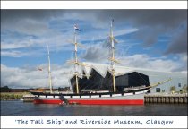 Tall Ship & Riverside Museum, Glasgow Postcard