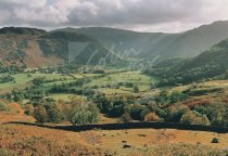 Borrowdale & Greenup Edge, Lake District Postcard