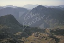Great Gable from Scafell Pike, Lake District Postcard