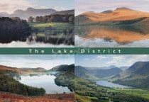 Lakes & Fells Comp, Lake District Postcard