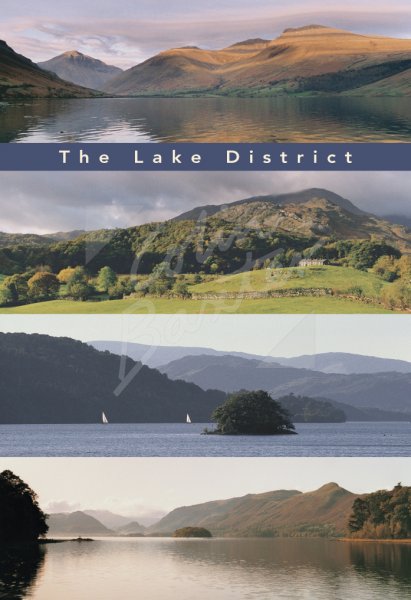 Lakeland - Panorama Comp, Lake District Postcard
