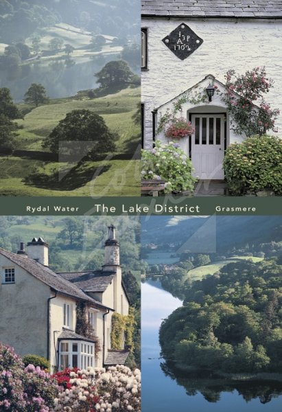 Rydal Water Comp, Lake District Postcard