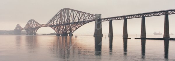 Forth Bridge at Dawn Postcard