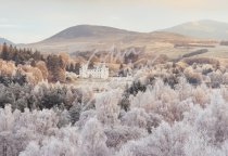 Blair Castle Frost, Perthshire Postcard