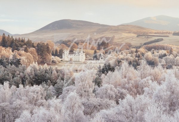 Blair Castle Frost, Perthshire Postcard