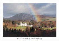 Blair Castle, Perthshire Rainbow Postcard