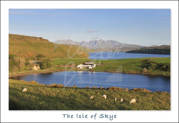 Gesto Bay & Cuillins, Isle of Skye Postcard