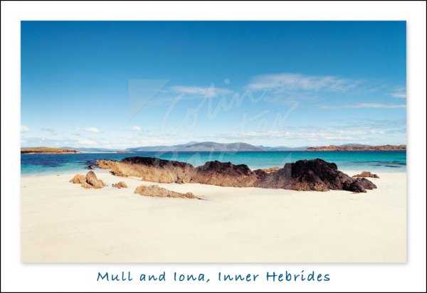 Traigh ban nam Manach, Iona & Mull Postcard