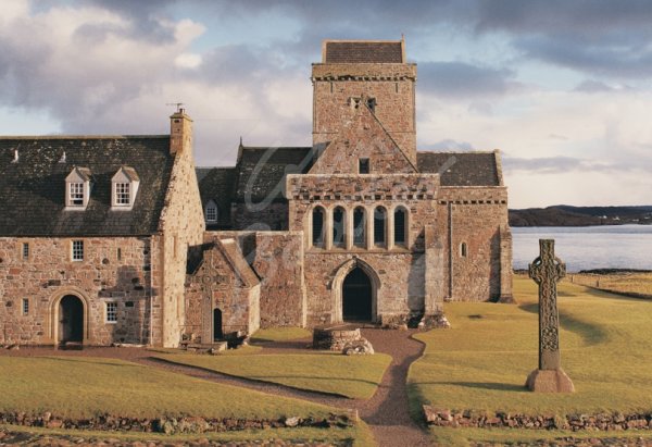 Iona Abbey, Iona, Argyll Postcard