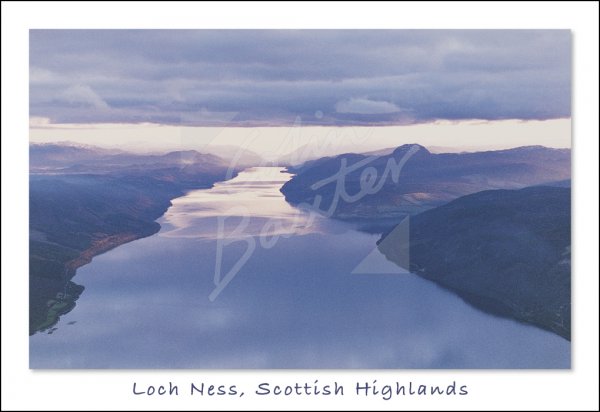 Loch Ness From Air Postcard