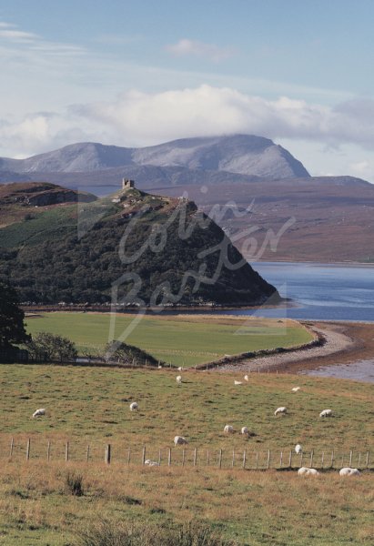 Ben Hope & Caisteal Bharraich, Sutherland Postcard