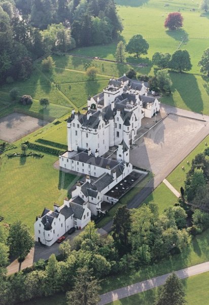 Blair Castle, Perthshire From Air Postcard