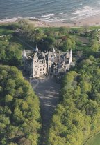 Dunrobin Castle, near Golspie, Sutherland From Air Postcard