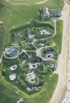 Skara Brae prehistoric village, Orkney From Air Postcard