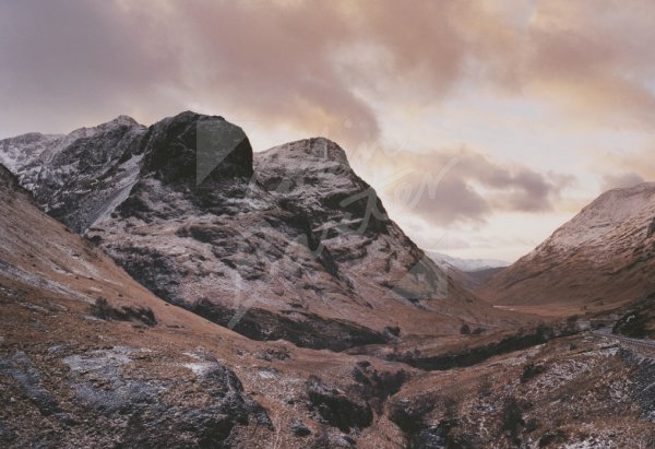 Three Sisters, Glencoe Postcard