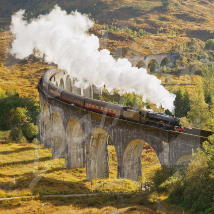 Glenfinnan Viaduct, Lochaber Greetings Card