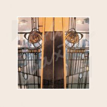 Mackintosh Door Detail, Room de Luxe, Willow Tea Rooms Classic Greetings Card