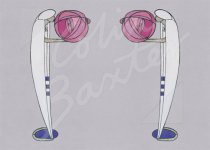 Lady & Rose Silver Cabinet Doors Gift Tag