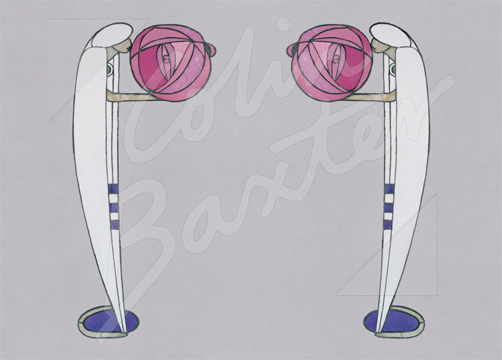 Lady & Rose Silver Cabinet Doors Gift Tag