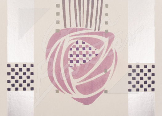 Mackintosh Wall Stencil, Hill House Magnet