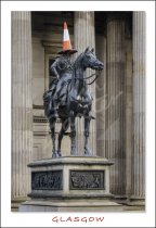 Duke of Wellington Statue, Glasgow Postcard